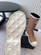 Viral Rubber Boots Black/White