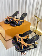 Bow Heeled Sandals