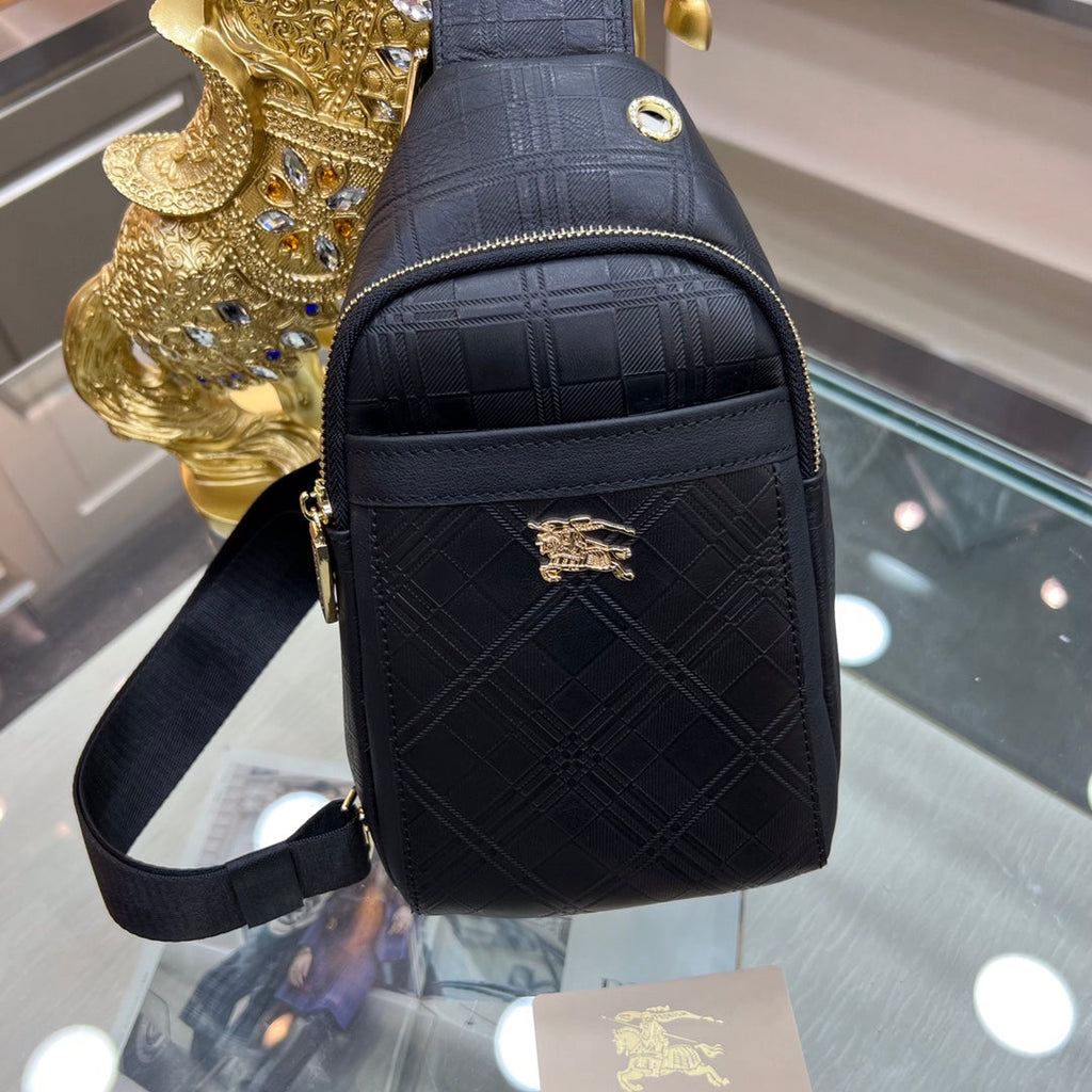 BB Leather Crossbody Bag