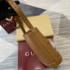 Bucket Bag Brown Leather