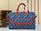 Monogram Denim Cerise